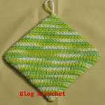 Pot Holder Doble tejiendo de 1 sola pieza