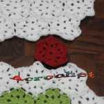 Uniendo las Tiras de la manta Hexagono