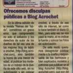 Diario El Men se disculpa con Acrochet