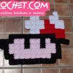 Proyecto 4 Tejiendo Juntas Manta Mario Bros Cabeza